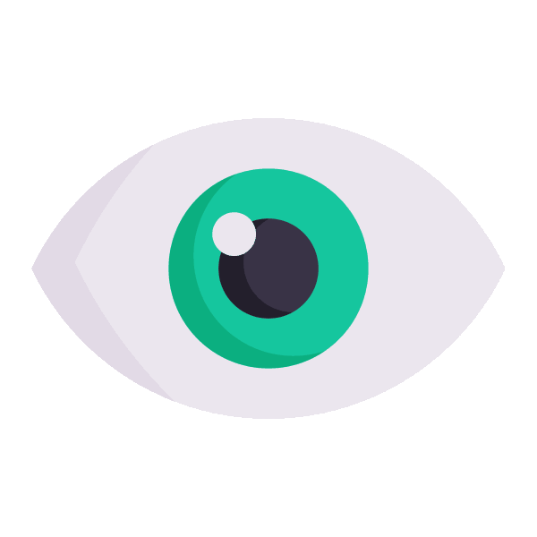 Wired flat 69 eye hover blink